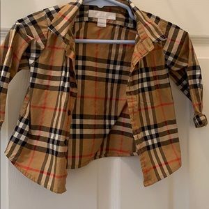 Burberry original plaid button down